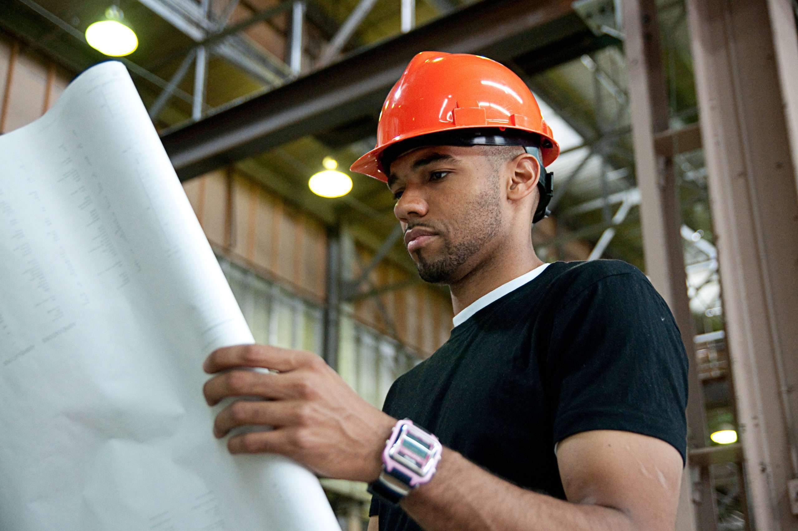 A Black-American Construction Worker