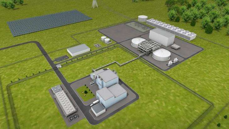 Proposed Natrium Power Plant Rendering TerraPower
