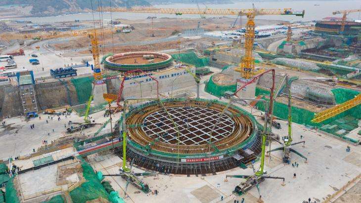 China General Nuclear (CGN) announced that the first safety-related concrete has been laid for the nuclear island of unit 2 at the San'ao nuclear power facility
