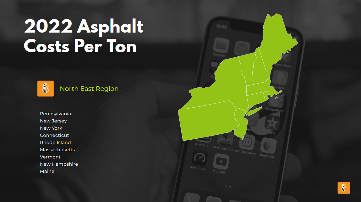 Asphalt Prices - Asphalt Cost Per Ton - North East - New England