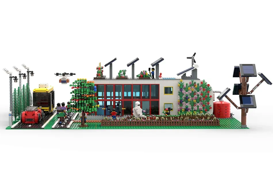 Lego Sustainable House Project 2 1